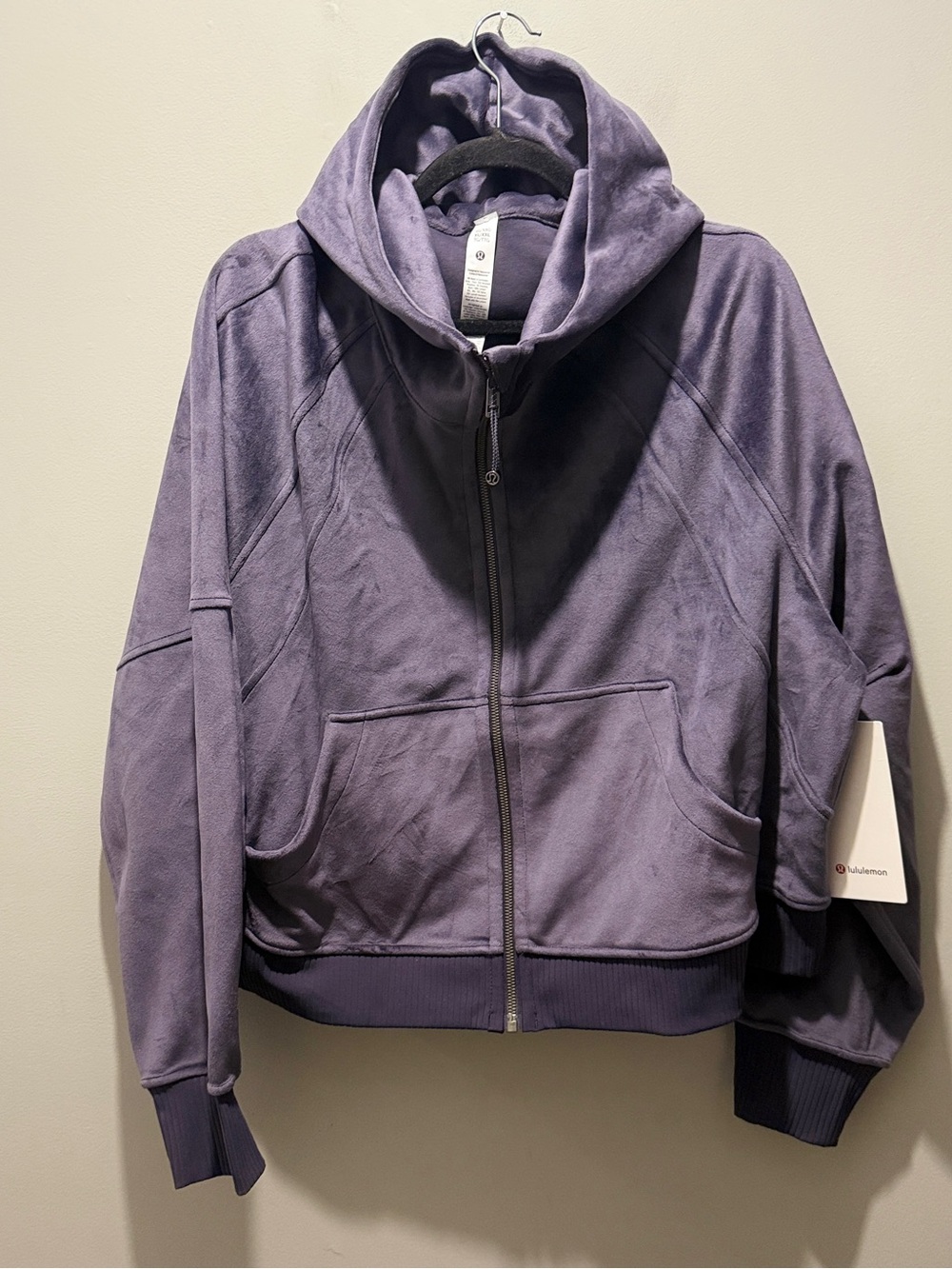 Lululemon Scuba Oversized Full-Zip Hoodie Velvet -Nightfall - Picture 5 of 9